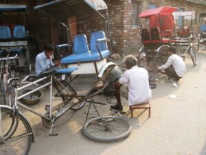 Garage à rickshaws