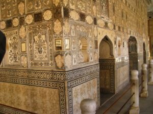Le palais/forteresse d'Amber - Mosaïque de miroirs
