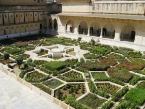 Le palais/forteresse d'Amber - Les jardins