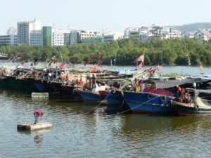 Il reste encore quelques barques de pêche