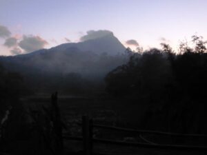 L'aube sur le mont Wuzhi