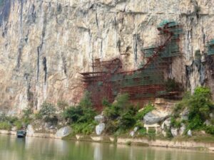 Les fresques pariétales en restauration