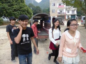 Les jeunes de Huashan