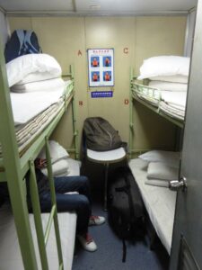 Mon compartiment dans le bateau