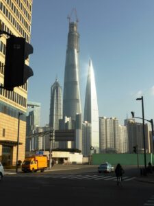 Perspective sur Pudong